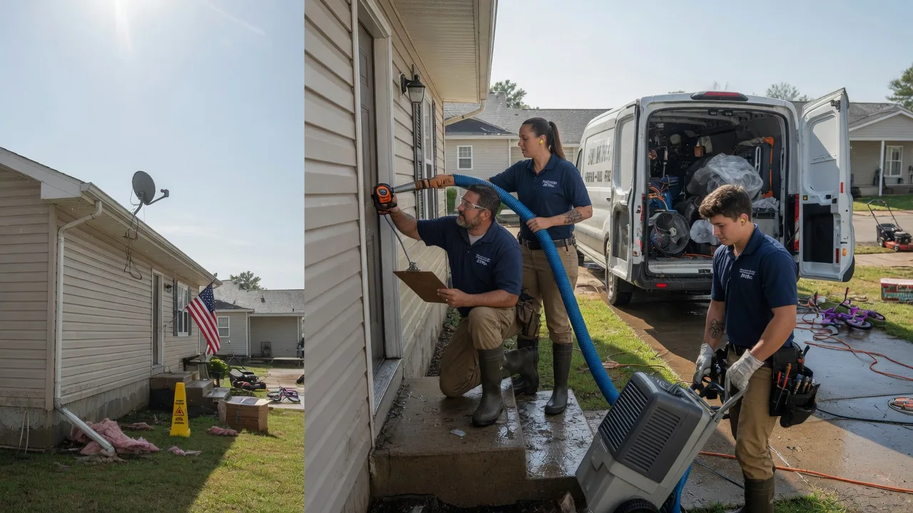 Ceiling Water Damage Restoration in Harwood, MO near me